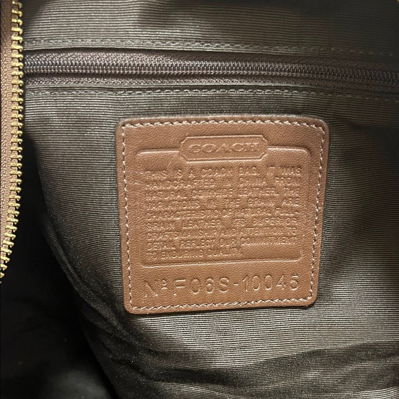 Vintage Coach Brown Leather Hobo Bag - Picture 4 of 6